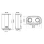 Бойлер Arti WH Flat M Dry 100L/2
