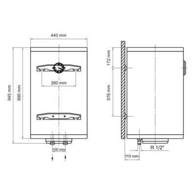 Бойлер Arti WHV 100L/1